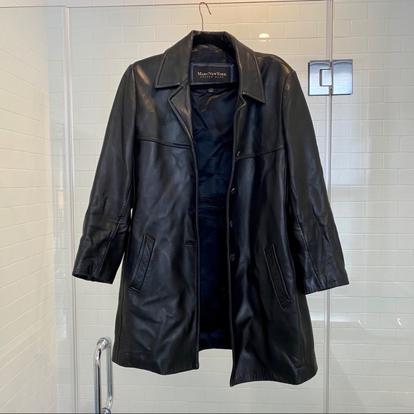 Vintage Andrew Marc Leather Jacket - Picture 2 of 12